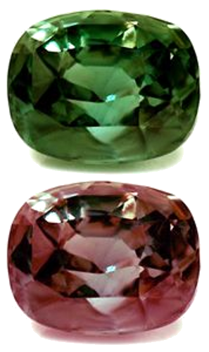 0.57 carat GREEN Cushion Alexandrite (1)