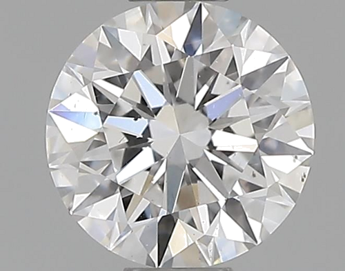0.51 carat F-SI1 Excellent cut Natūralus Round Deimantas (1)