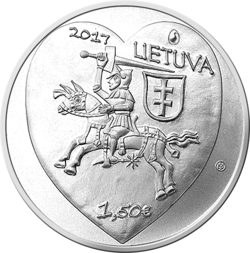 2017 Ярмарка Казюкаса Литва монета 1,5 евро (2)