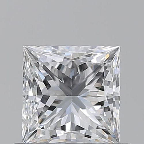 0.7 carat D-VS2 Natūralus Princess Deimantas (1)