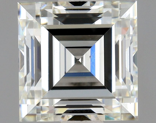 0.9 carat I-SI1 Natūralus Square Deimantas (1)