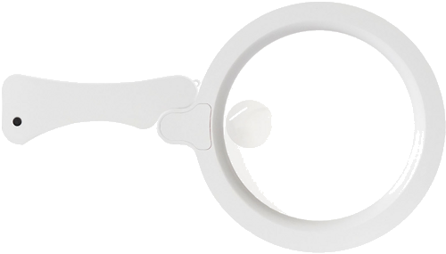 Salokāms palielināmais stikls ar uzlādējamu LED apgaismojumu 3x 5x (3)