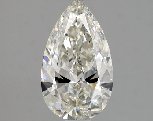 0.89 carat I-SI1 Natūralus Pear Deimantas (1)