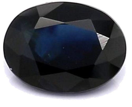 0.65 carat BLUE BRILLIANTSTEP cut Oval Safyras (1)