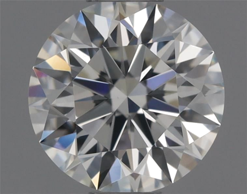 0.44 carat H-VVS2 Excellent cut Natūralus Round Deimantas (1)