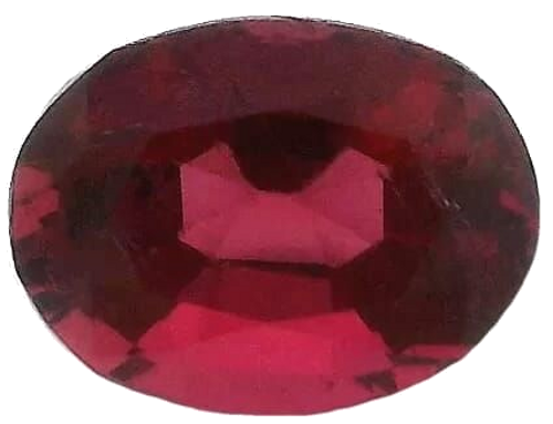 0.55 carat RED Oval Tourmaline (1)