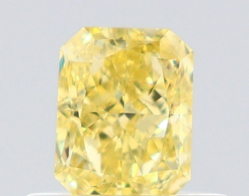 0.5 carat Fancy Intense Yellow-VS2 Natūralus Radiant Deimantas (1)