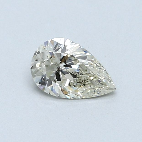 0.47 carat K-SI2 Natūralus Pear Deimantas (1)