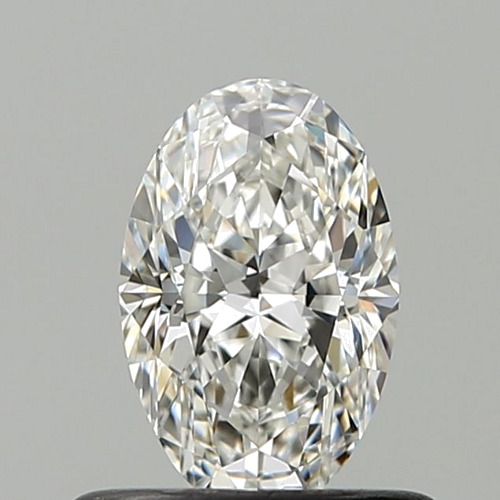 0.5 carat F-VVS2 Natūralus Oval Deimantas (1)
