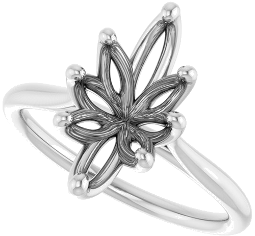 Sužadėtuvių Žiedas „Cathedral-Style Solitaire“ 14k white gold Marquise 12.5mm x 6.5mm (5)