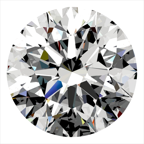 0.32 carat H-VVS1 Excellent cut Natūralus Round Deimantas (1)