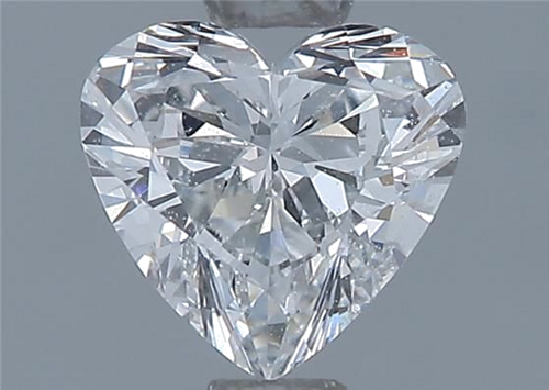 0.59 carat G-IF Natūralus Heart Deimantas (1)