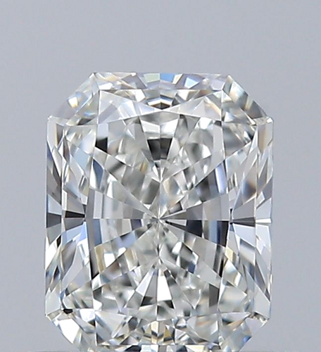 0.61 carat G-VVS2 Natūralus Radiant Deimantas (1)
