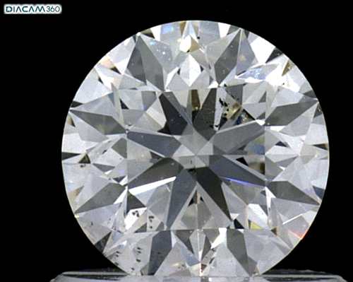 0.73 carat I-SI1 Excellent cut Natūralus Round Deimantas (1)
