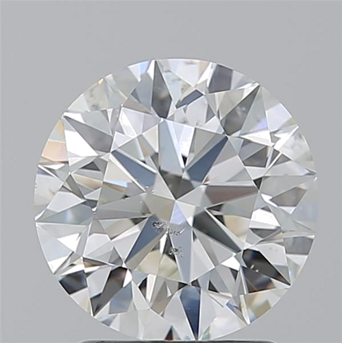 2.01 carat I-SI2 Excellent cut Natūralus Round Deimantas (1)