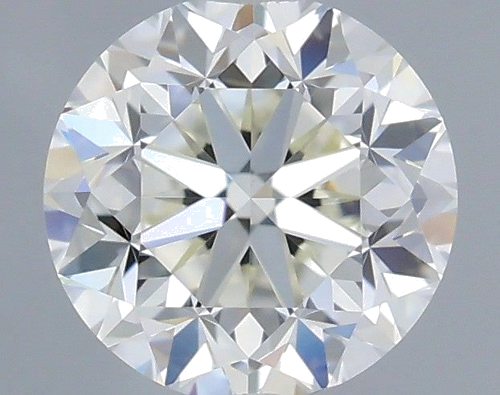 0.51 carat K-VVS2 Fair cut Natūralus Round Deimantas (1)