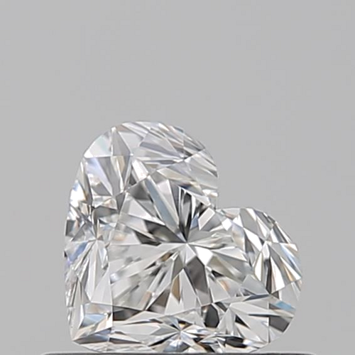 0.53 carat F-VVS1 Natūralus Heart Deimantas (1)