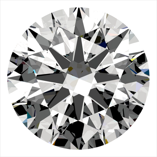 0.42 carat D-VVS1 Excellent cut Natūralus Round Deimantas (1)