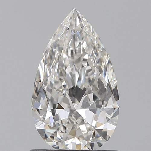0.8 carat H-VS2 Natūralus Pear Deimantas (1)