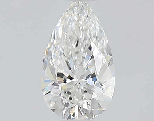 0.5 carat F-VVS1 Natūralus Pear Deimantas (1)