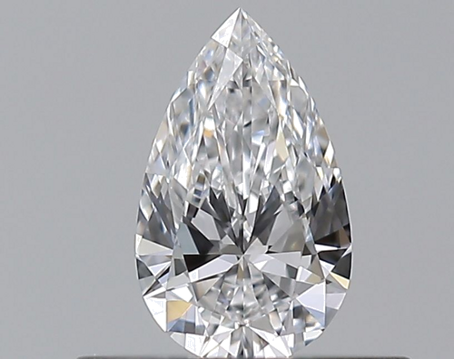 0.3 carat D-VVS1 Natūralus Pear Deimantas (1)