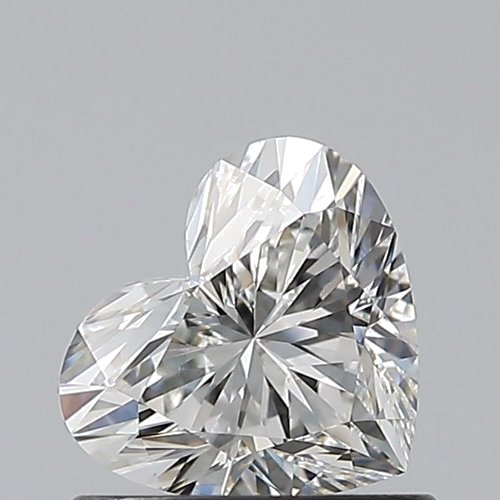 0.74 carat G-VVS2 Natūralus Heart Deimantas (1)