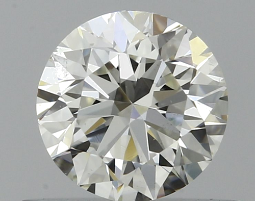 0.5 carat I-SI1 Excellent cut Natūralus Round Deimantas (1)