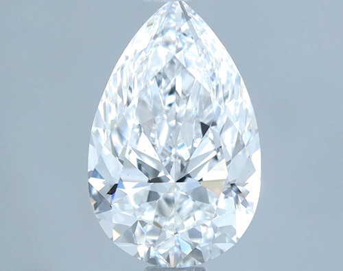 1.3 carat E-VS2 Natūralus Pear Deimantas (1)