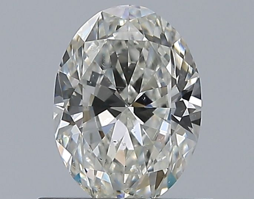 0.7 carat H-SI1 Natūralus Oval Deimantas (1)