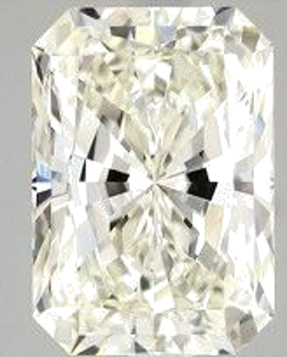 3.1 carat K-SI2 Natūralus Radiant Deimantas (1)