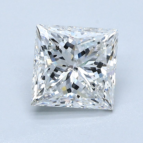 1.8 carat F-SI2 Natūralus Princess Deimantas (1)