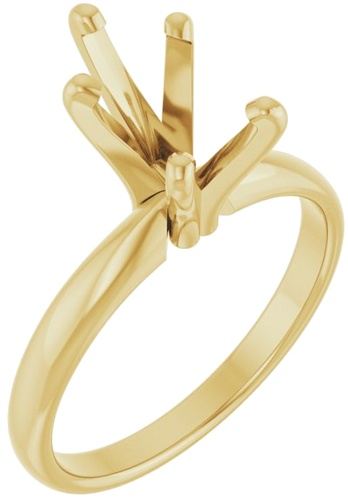 Sužadėtuvių Žiedas „Solitaire“ 14k yellow gold Pear 10mm x 6.5mm (1)