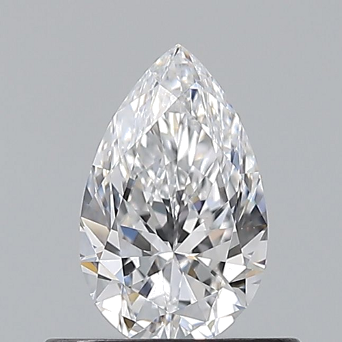 0.5 carat D-VVS1 Natūralus Pear Deimantas (1)