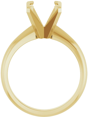 Sužadėtuvių Žiedas „Solitaire“ 14k yellow gold Oval 10mm x 8mm (2)