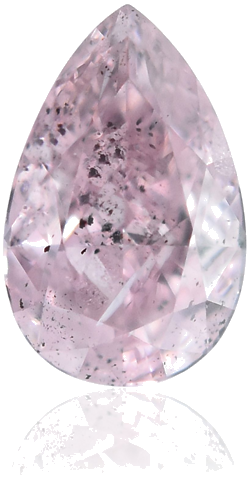 0.27 carat Fancy Purplish Pink-SI2 Natūralus Pear Deimantas (1)