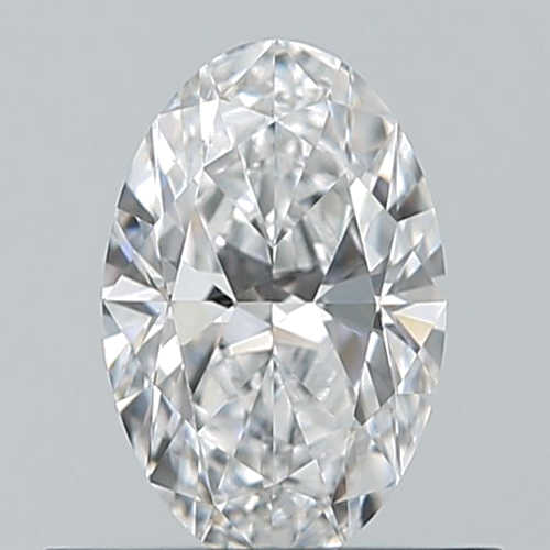 0.5 carat D-VS2 Natūralus Oval Deimantas (1)