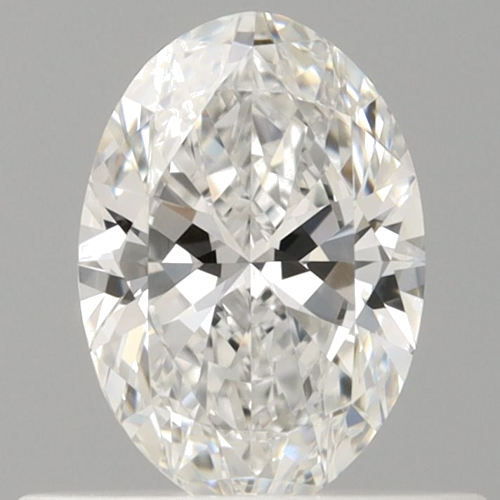 0.5 carat F-VVS2 Natūralus Oval Deimantas (1)