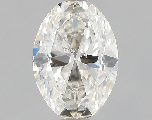 0.86 carat F-SI2 Natūralus Oval Deimantas (1)