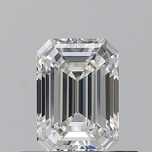 0.51 carat F-VVS2 Natūralus Emerald Deimantas (1)