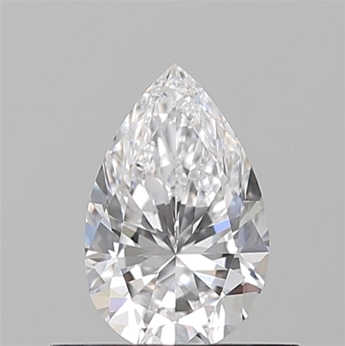 0.5 carat D-VVS2 Natūralus Pear Deimantas (1)