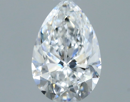0.5 carat D-VS1 Natūralus Pear Deimantas (1)