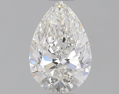 0.9 carat G-VS1 Natūralus Pear Deimantas (1)