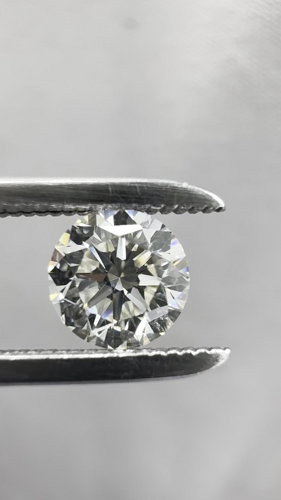 0.51 carat J-VVS1 GD cut Natūralus Round Deimantas (1)