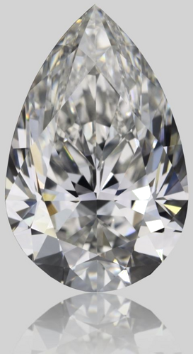 1.3 carat G-VS1 Natūralus Pear Deimantas (1)