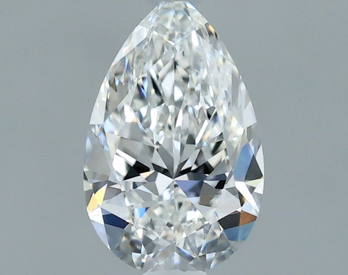 0.5 carat F-VS2 Natūralus Pear Deimantas (1)