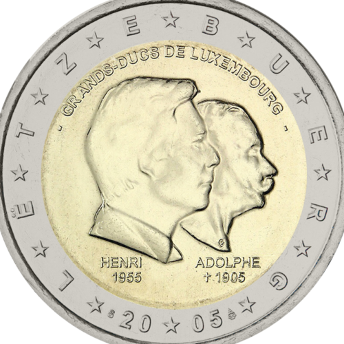 2005 Luxembourg Great Dukes 2 euro coin (2)