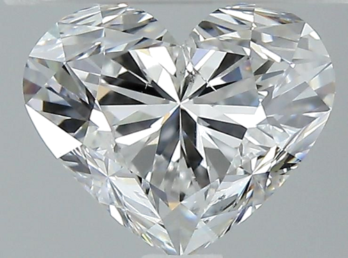 1.7 carat E-SI2 Natūralus Heart Deimantas (1)