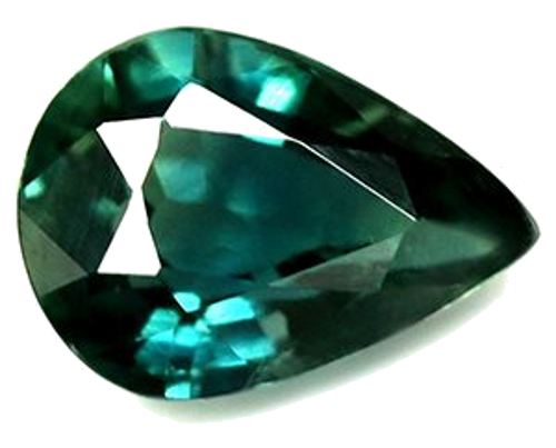 0.69 carat TEAL Pear Safyras (1)