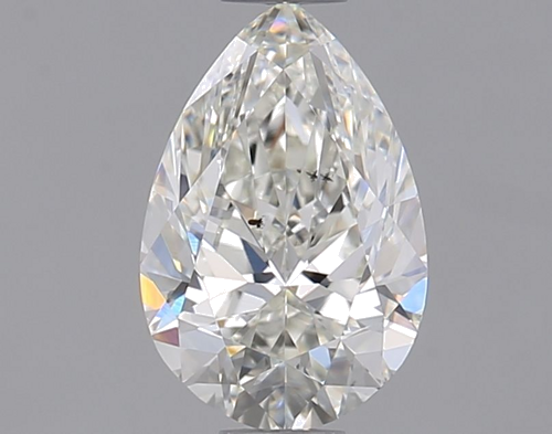 0.9 carat J-SI1 Natūralus Pear Deimantas (1)