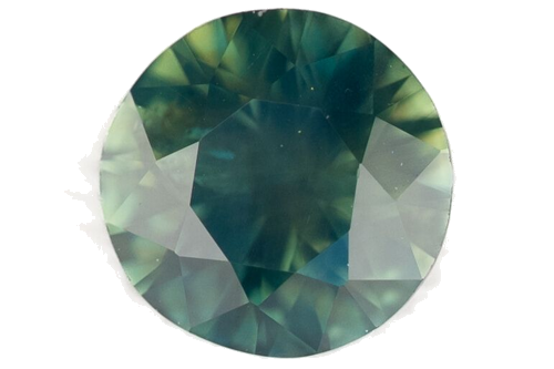 0.44 carat TEAL Round Safyras (1)